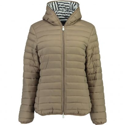 CHAQUETA DE MUJER DINETTE HOOD 056 TAUPE