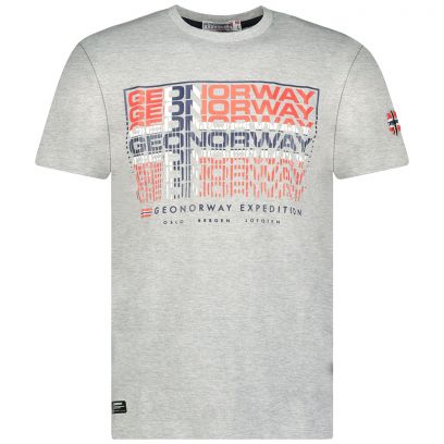 CAMISETA DE HOMBRE JOROWAY GRIS CLARO