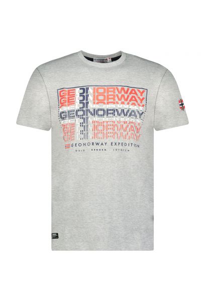 CAMISETA DE HOMBRE JOROWAY GRIS CLARO