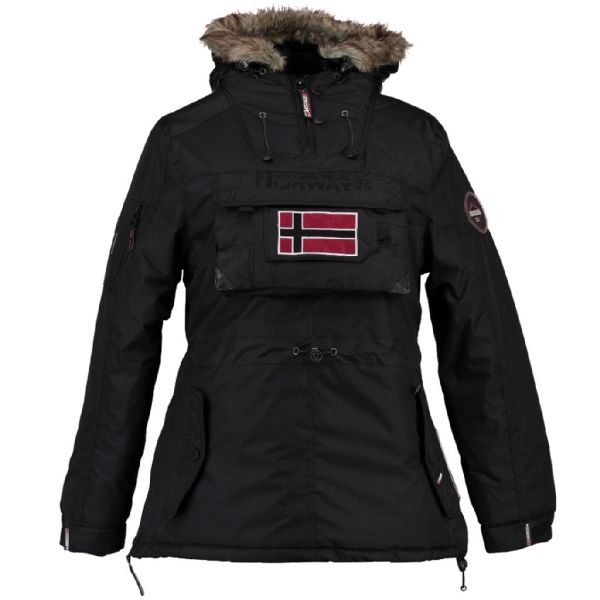PARKA MUJER BABY ASSOR A ROL 005 NEGRO