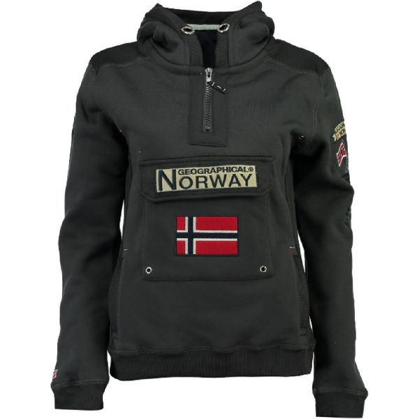 GEOGRAPHICAL NORWAY Geographical Norway GYMCLASS - Sudadera hombre black -  Private Sport Shop