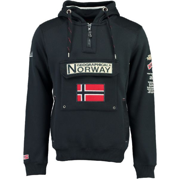 Geographical Norway Gymclass - Gris - Sudadera Capucha Mujer talla